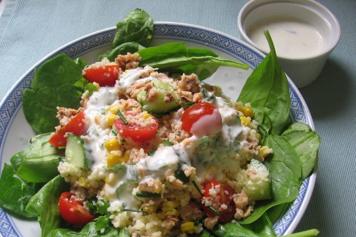 Super Salmon Salad - PhunkyFoods