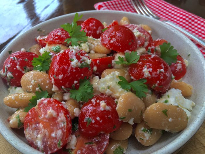 Butter Bean, Feta & Tomato Salad PhunkyFoods