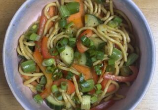 Rainbow Crunch Noodle Salad